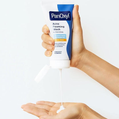 PanOxyl Acne Foaming Wash for face & body Benzoyl Peroxide 10%