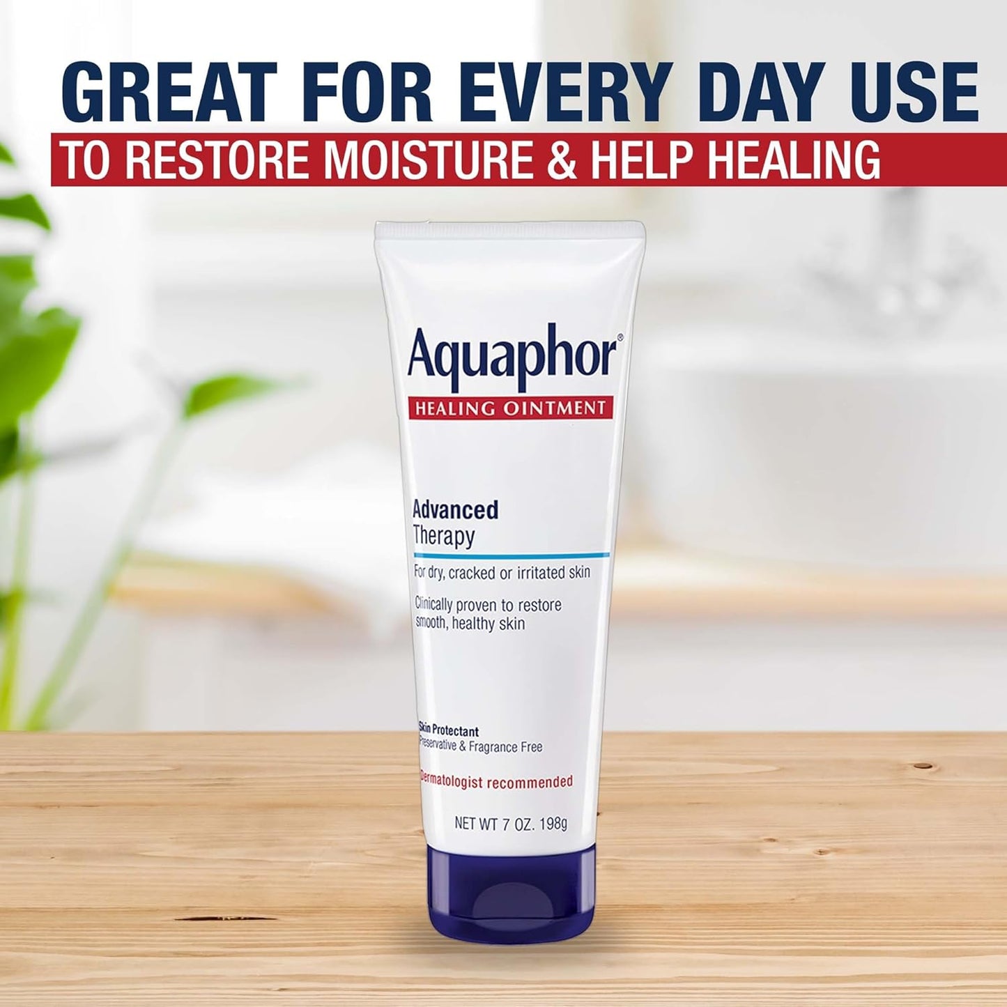 Aquaphor Healing Ointment Advanced Therapy Skin Protectant,