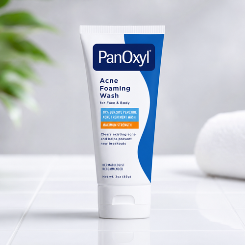 PanOxyl Acne Foaming Wash for face & body Benzoyl Peroxide 10%